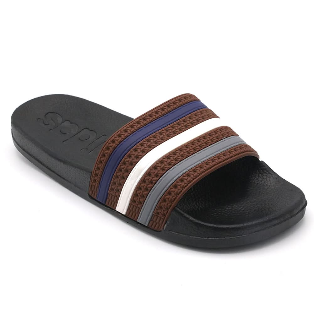 Men's Slider - Brown, Men's Slippers, Chase Value, Chase Value