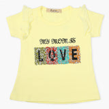 Girls T-Shirt - Lemon, Girls T-Shirts, Chase Value, Chase Value
