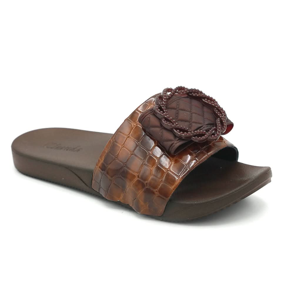 Women's Slipper - Brown, Women Slippers, Chase Value, Chase Value