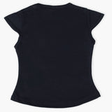 Girls Half Sleeves T-Shirt - Navy Blue, Girls T-Shirts, Chase Value, Chase Value
