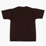 Boys Half Sleeves T-Shirt - Dark Brown, Boys T-Shirts, Chase Value, Chase Value