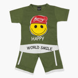 Boys Half Sleeves Short Suit - Green, Boys Sets & Suits, Chase Value, Chase Value