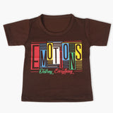 Boys Half Sleeves T-Shirt - Dark Brown, Boys T-Shirts, Chase Value, Chase Value