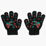 Kids Woolen Gloves - Black, Girls Caps & Gloves, Chase Value, Chase Value