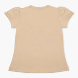 Girls T-Shirt - Light Brown, Girls T-Shirts, Chase Value, Chase Value