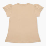 Girls T-Shirt - Light Brown, Girls T-Shirts, Chase Value, Chase Value