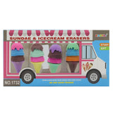 Eraser - Icecream - Pack of 4, Pencil Boxes & Stationery Sets, Chase Value, Chase Value