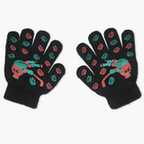 Kids Woolen Gloves - Black, Girls Caps & Gloves, Chase Value, Chase Value