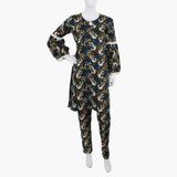 Women's Printed Shalwar Suit - Dark Blue, Women Shalwar Suits, Chase Value, Chase Value