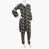 Women's Printed Shalwar Suit - Dark Blue, Women Shalwar Suits, Chase Value, Chase Value