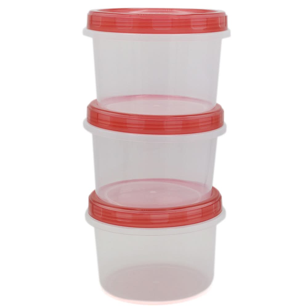 Fresh Food Keeper 3 Pcs Set - Red-A, Home & Lifestyle, Storage Boxes, Chase Value, Chase Value