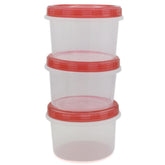 Fresh Food Keeper 3 Pcs Set - Red-A, Home & Lifestyle, Storage Boxes, Chase Value, Chase Value