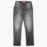 Girls Denim Pant - Grey, Girls Pants & Capri, Chase Value, Chase Value