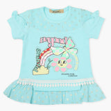 Girls T-Shirt - Sky Blue, Girls T-Shirts, Chase Value, Chase Value
