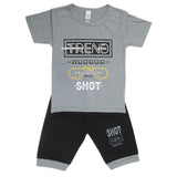 Boys Half Sleeves Suit - Grey, Kids, Boys Sets And Suits, Chase Value, Chase Value