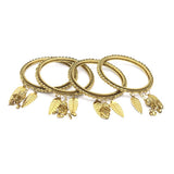 Women Deva Bangles - Golden, Women, Bangles & Bracelets, Chase Value, Chase Value