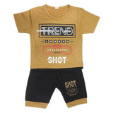 Boys Half Sleeves Suit - Brown, Kids, Boys Sets And Suits, Chase Value, Chase Value