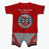 Boys Half Sleeves Short Suit - Red, Boys Sets & Suits, Chase Value, Chase Value