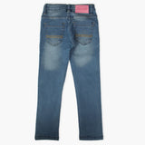 Girls Denim Pant - Dark Blue, Girls Pants & Capri, Chase Value, Chase Value