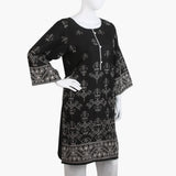 Women's Embroidered Kurti - Black, Women Ready Kurtis, Chase Value, Chase Value