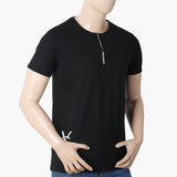 Men's Half Sleeves T-Shirt - Black, Men's T-Shirts & Polos, Chase Value, Chase Value