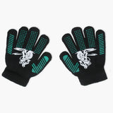 Kids Woolen Gloves - Black, Girls Caps & Gloves, Chase Value, Chase Value