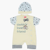Newborn Boys Half Sleeves Romper - Lemon, Newborn Boys Rompers, Chase Value, Chase Value