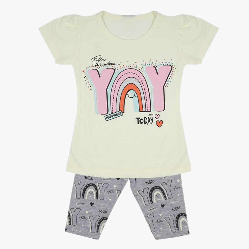Girls Tights Suit - Lemon, Girls Suits, Chase Value, Chase Value