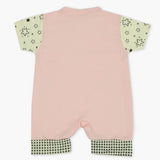Newborn Boys Half Sleeves Romper - Peach, Newborn Boys Rompers, Chase Value, Chase Value