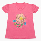Girls Half Sleeves T-Shirt - Pink, Girls T-Shirts, Chase Value, Chase Value