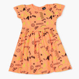 Girls Frock - Peach, Girls Frocks, Chase Value, Chase Value