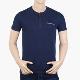 Men's Half Sleeves T-Shirt - Navy Blue, Men's T-Shirts & Polos, Chase Value, Chase Value