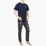 Men's Night Suit - Navy Blue, Men's Nightwear, Chase Value, Chase Value