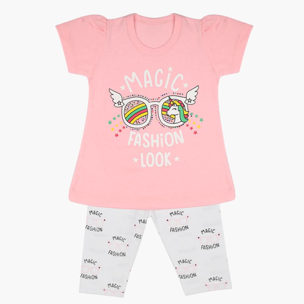 Girls Tights Suit - Pink, Girls Suits, Chase Value, Chase Value