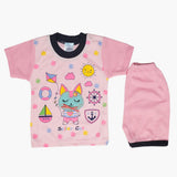 Newborn Boys Half Sleeves Suit - Pink, Newborn Boys Sets & Suits, Chase Value, Chase Value