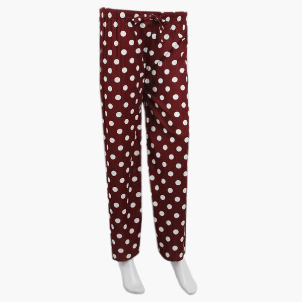 Women's Fancy Trouser - Maroon, Women Pants & Tights, Chase Value, Chase Value