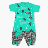Boys Half Sleeves Suit - Green, Boys Sets & Suits, Chase Value, Chase Value