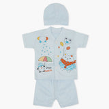 Newborn Boys Half Sleeves Suit - Blue, Newborn Boys Sets & Suits, Chase Value, Chase Value