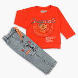 Boys Full Sleeves Suit - Orange, Boys Sets & Suits, Chase Value, Chase Value