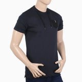 Men's Half Sleeves T-Shirt - Dark Blue, Men's T-Shirts & Polos, Chase Value, Chase Value