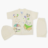 Newborn Boys Half Sleeves Suit - Fawn, Newborn Boys Sets & Suits, Chase Value, Chase Value