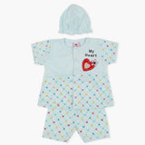 Newborn Girls Half Sleeves Suit - Blue, Newborn Girls Sets & Suits, Chase Value, Chase Value