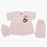 Newborn Girls Half Sleeves Suit - Light Pink, Newborn Girls Sets & Suits, Chase Value, Chase Value