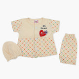 Newborn Girls Half Sleeves Suit - Fawn, Newborn Girls Sets & Suits, Chase Value, Chase Value