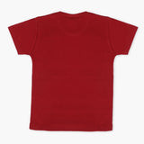 Boys Half Sleeves T-Shirt - Maroon, Boys T-Shirts, Chase Value, Chase Value