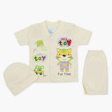 Newborn Boys Half Sleeves Suit - Fawn, Newborn Boys Sets & Suits, Chase Value, Chase Value