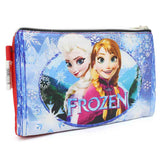Pencil Pouch Three Zipper - Red, Pencil Boxes & Stationery Sets, Chase Value, Chase Value