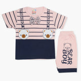 Newborn Boys Half Sleeves Suit - Pink, Newborn Boys Sets & Suits, Chase Value, Chase Value