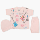 Newborn Boys Half Sleeves Suit - Pink, Newborn Boys Sets & Suits, Chase Value, Chase Value