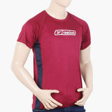 Men's Half Sleeves T-Shirt - Maroon, Men's T-Shirts & Polos, Chase Value, Chase Value